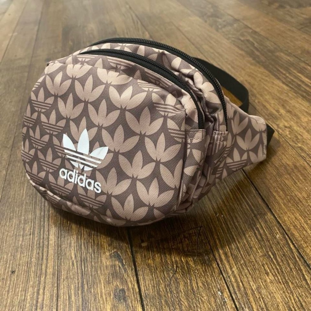 Adidas Tan & Brown Waist Bag